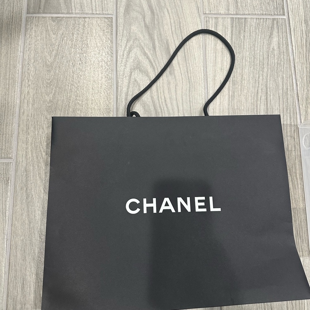 Large Chanel Black Shopping Bag